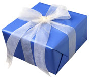 Image of Blue Gift box