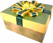 Gold Gift box image