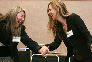 Photo of people networking