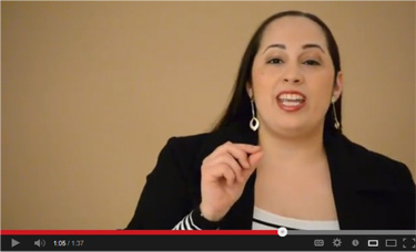 Screencap of PJ's video