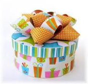 Image of round gift box
